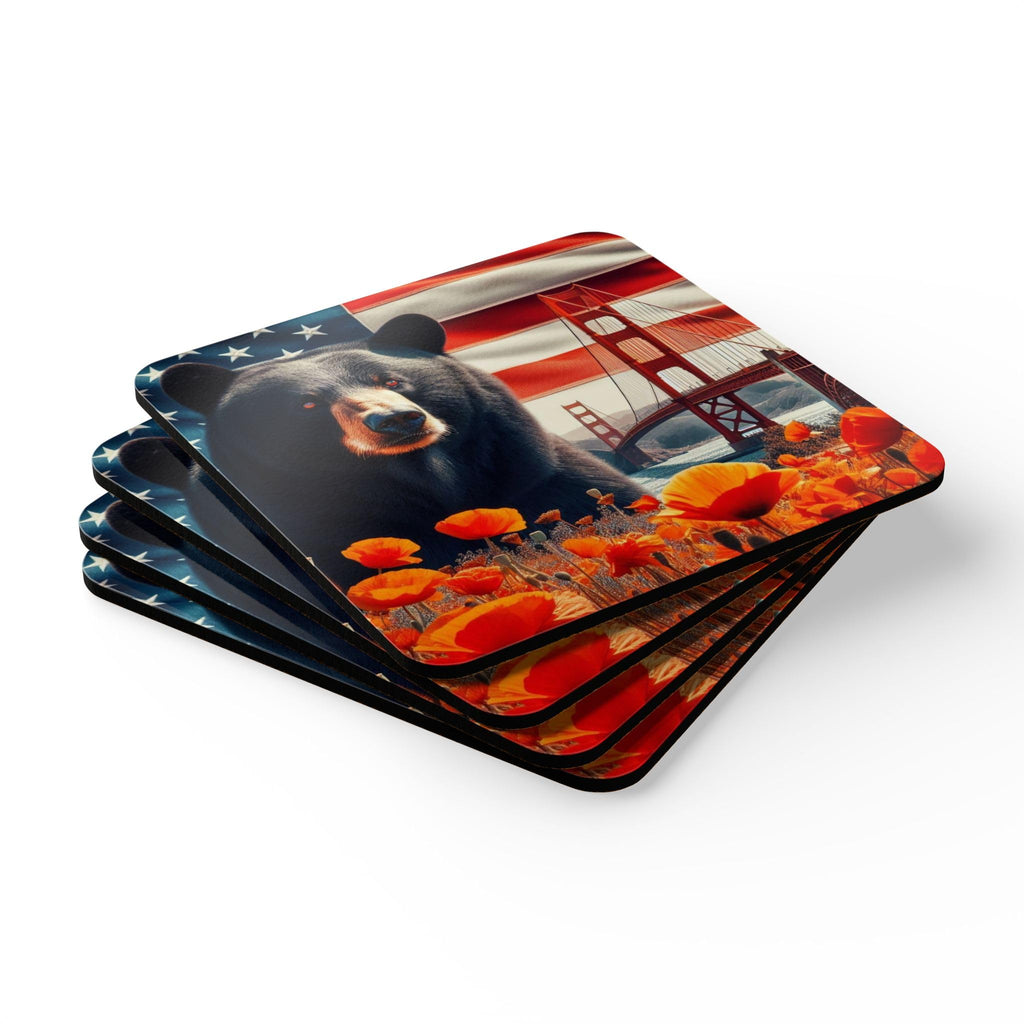 USA Flag Coasters Set of 4 M9662