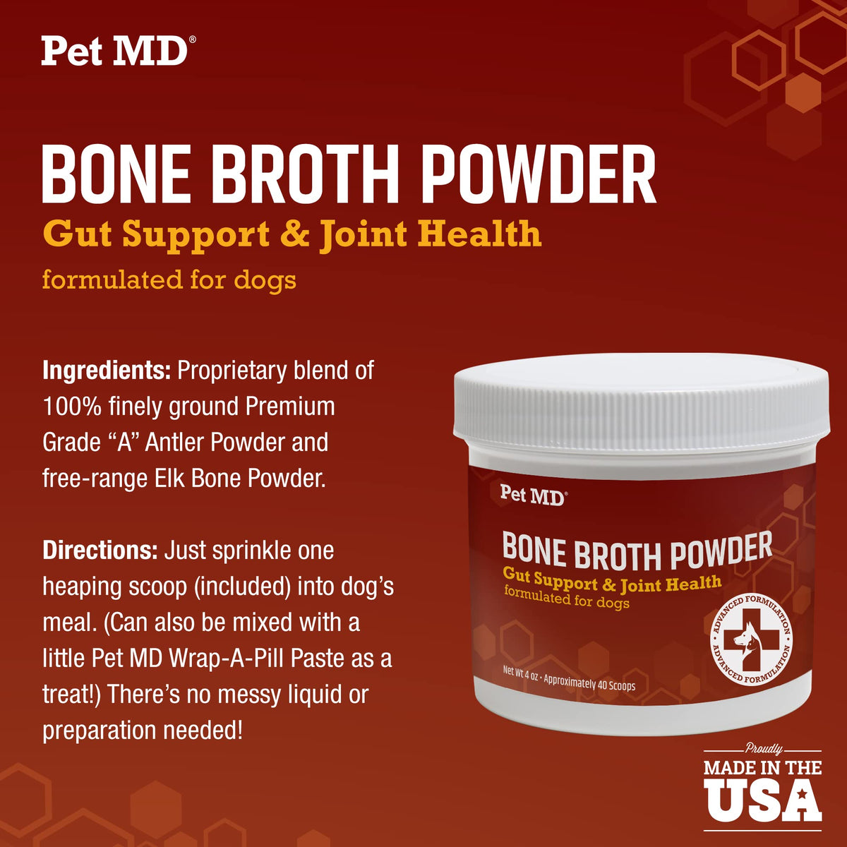Bone Broth Powder & Wrap A Pill Cheese + Bacon Flavor T448844