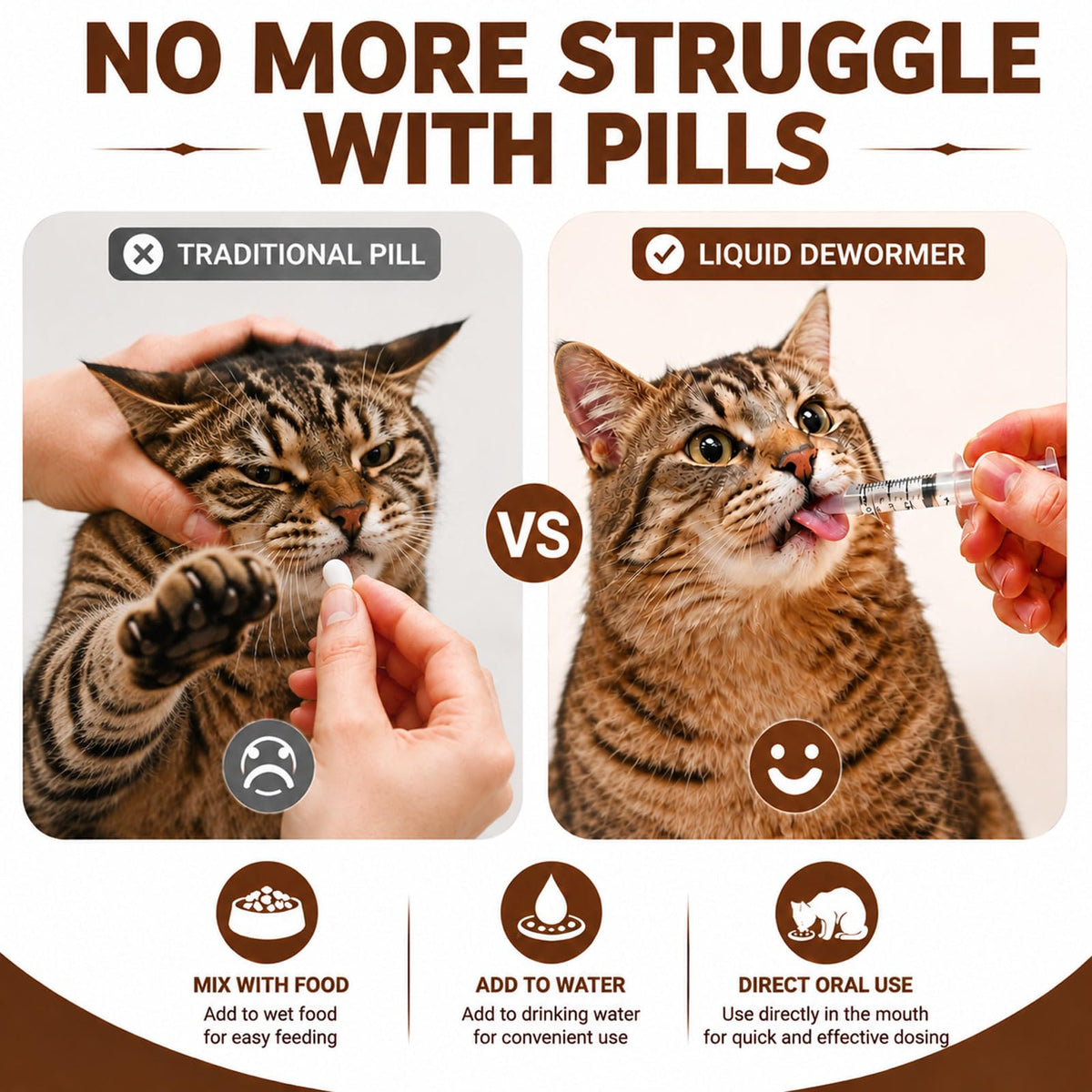 Cat Dewormer Liquid Broad Spectrum Treatment 120ml K21379
