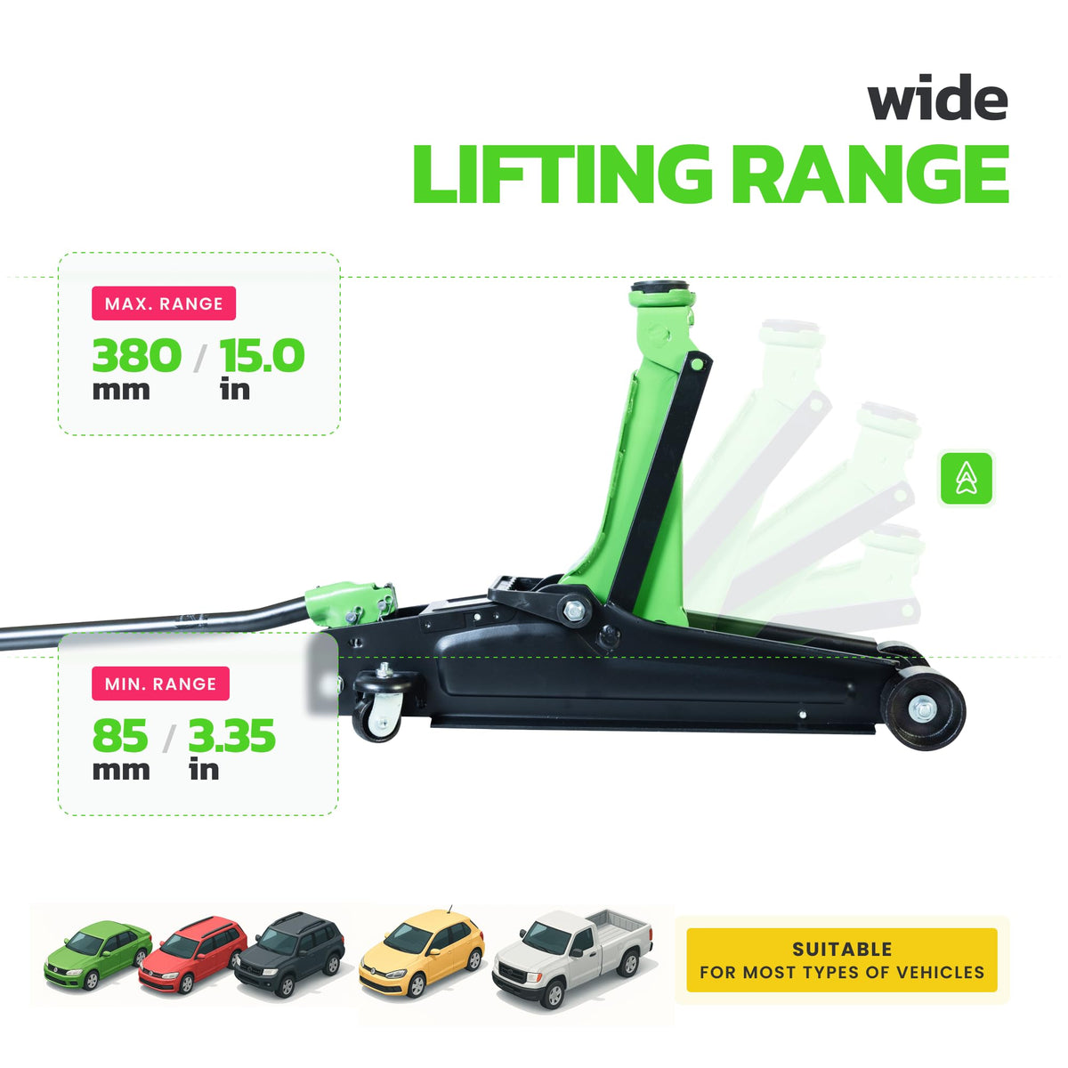 2.5 Ton Low Profile Hydraulic Floor Jack P187