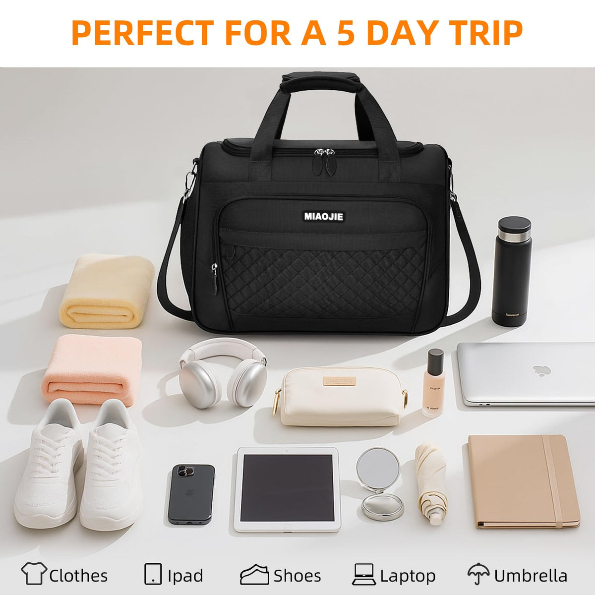 Foldable Lightweight Travel Duffle Bag Y59136