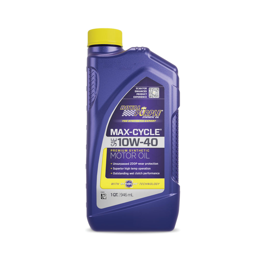 10W-40 High Performance Synthetic Motorcycle Oil 1 Quart Case of 6 B5652