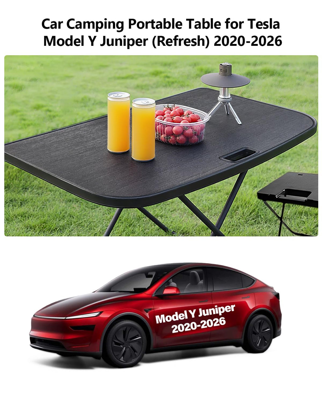 Portable Folding Camping Table with 2 Pack Chair D9722