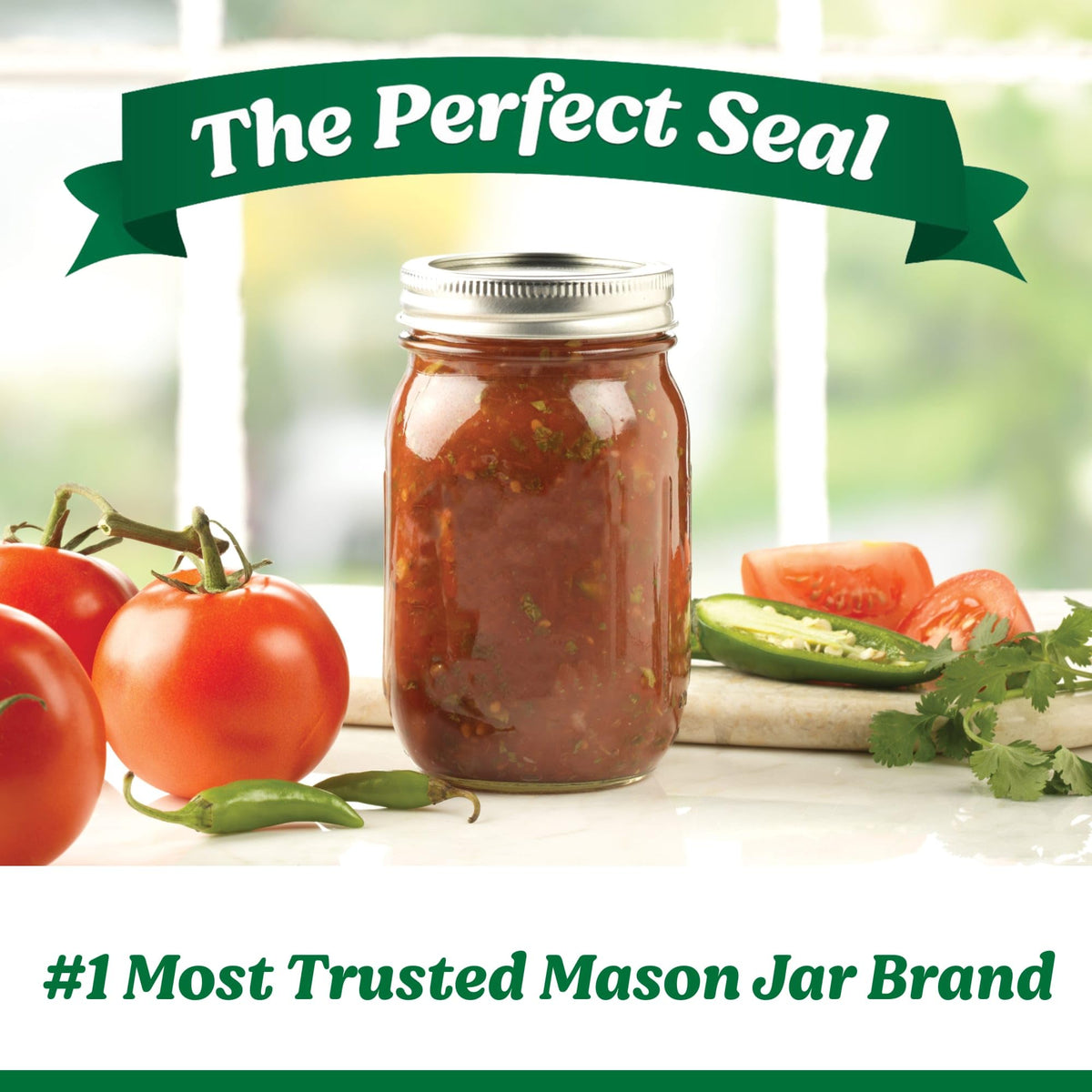 Regular Mouth Pint Glass Mason Jars, 16oz, 8-Count H80438
