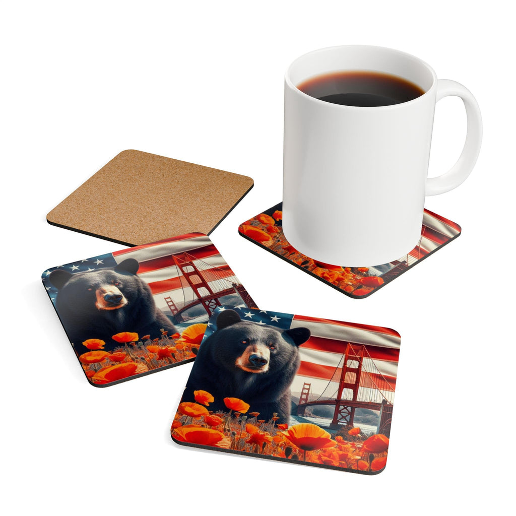 USA Flag Coasters Set of 4 M9662