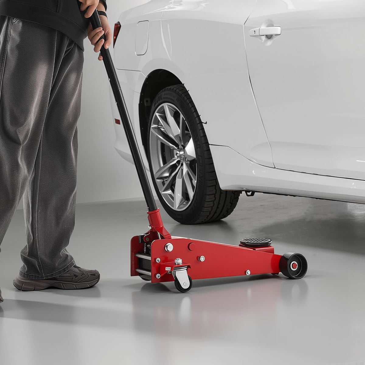 3 Ton Low Profile Steel Hydraulic Floor Jack E235440
