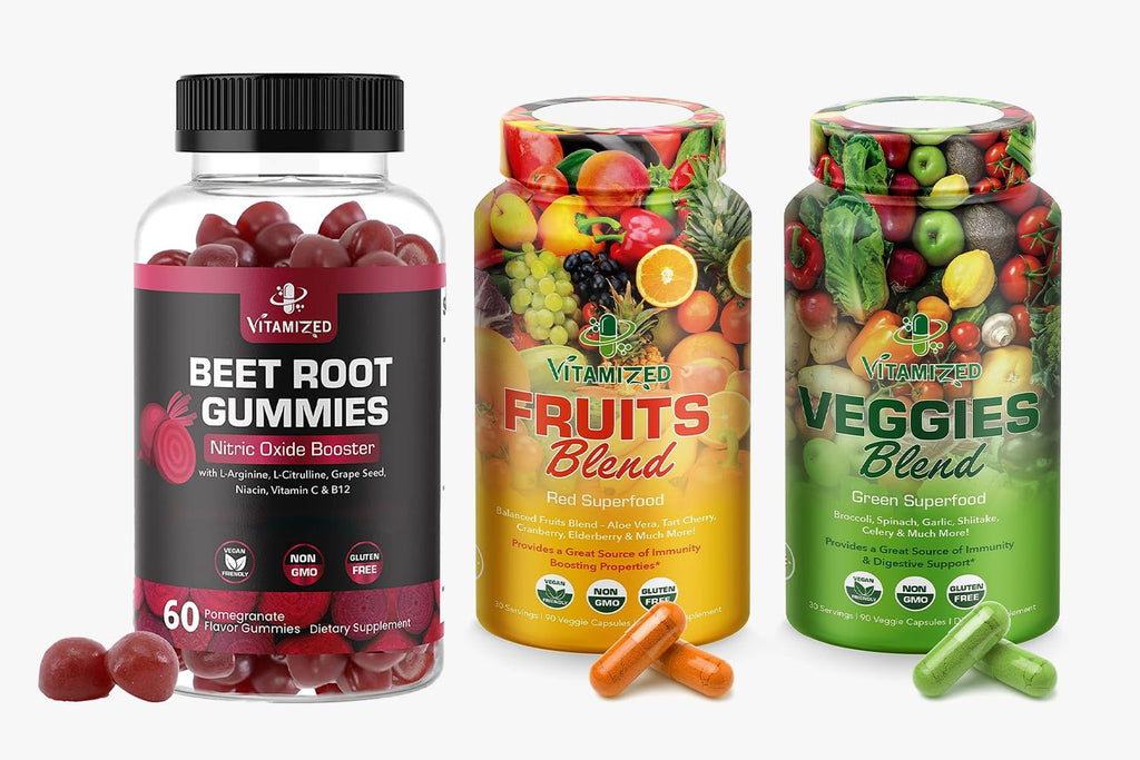 Beet Root Gummies & Fruits/Veggies Supplement Y42204