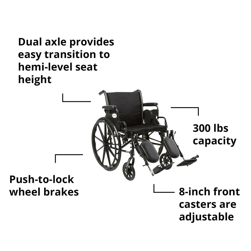 Black 20 in Wheelchair U51128