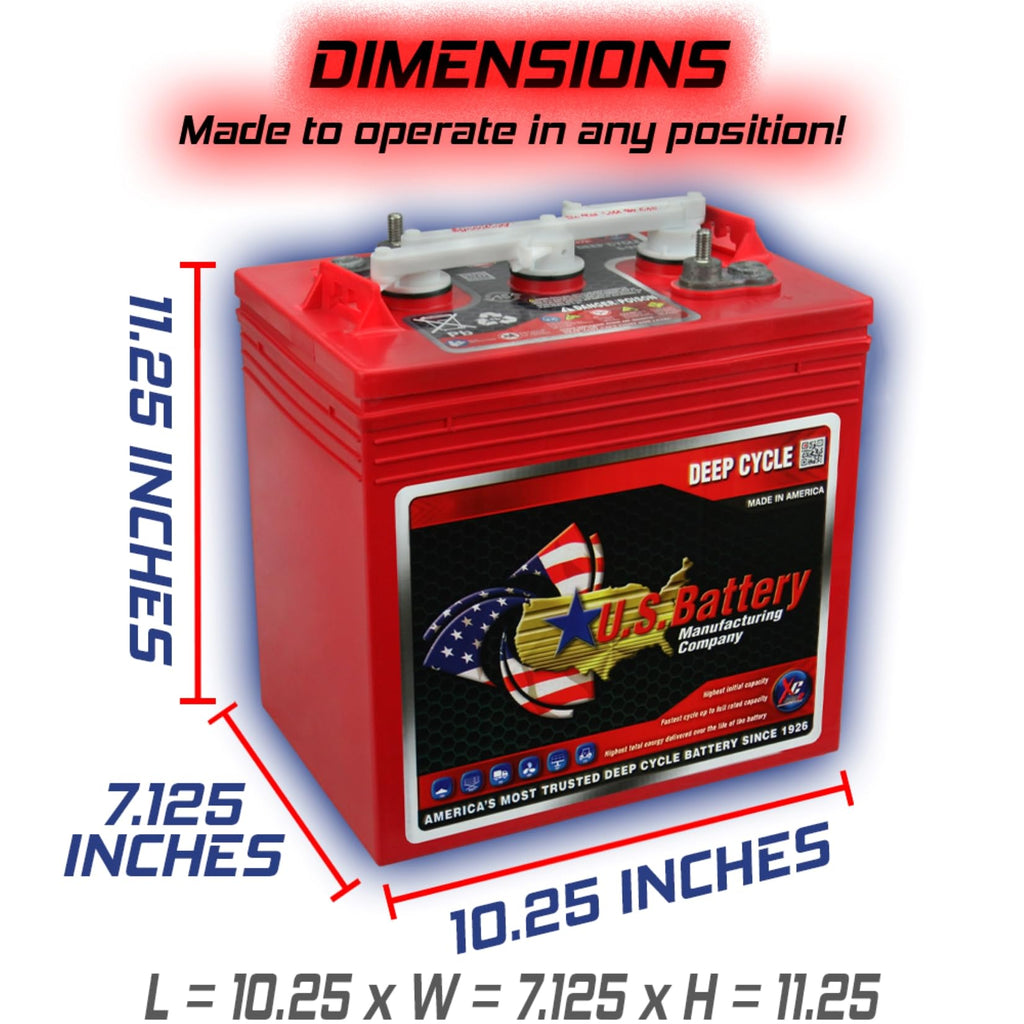 6V Deep Cycle Battery 4 Pack D4574