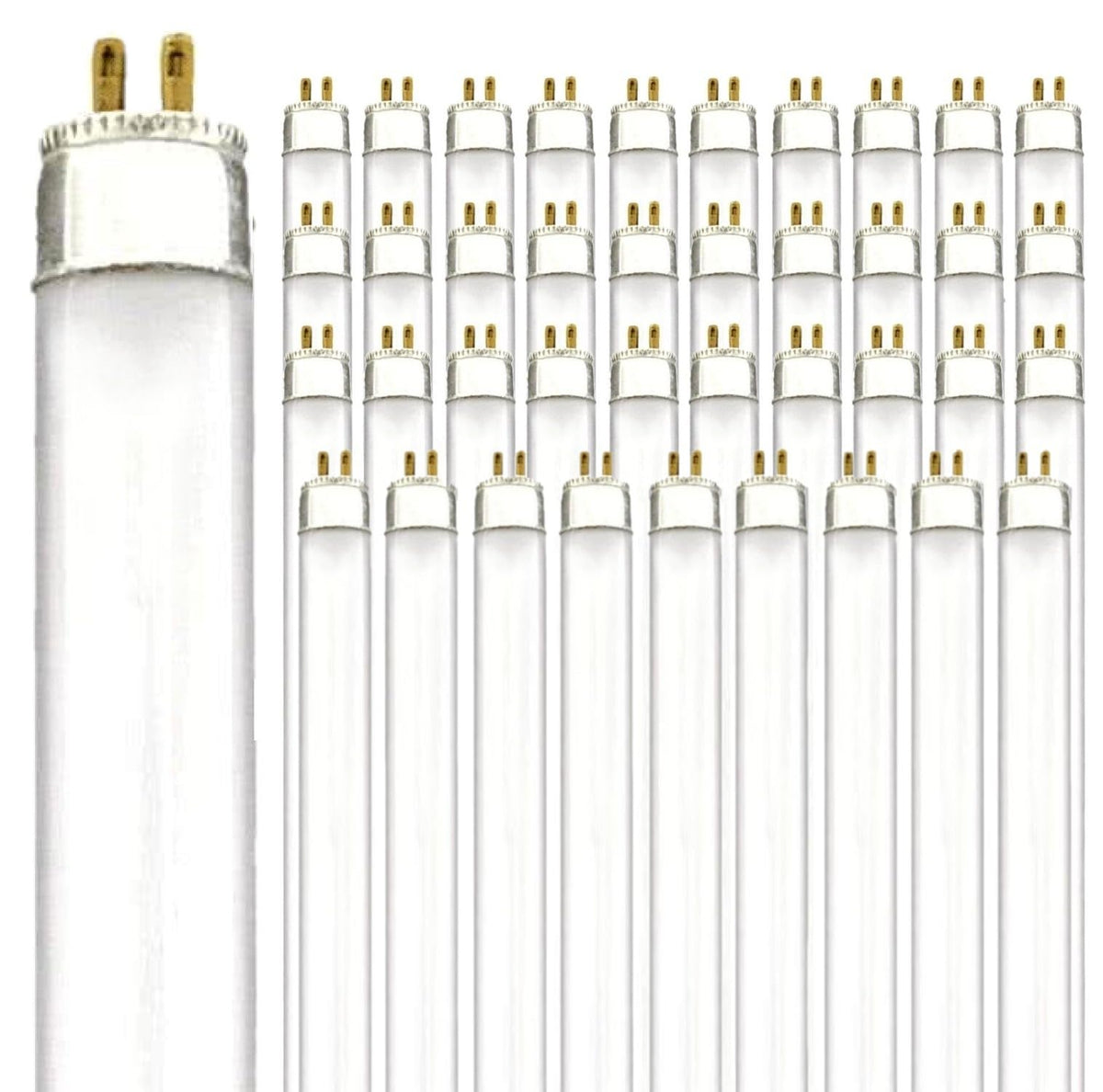 24 Inch 24W 5000K T5 Fluorescent Bulb G5 Bipin Base Pack of 40 D6508