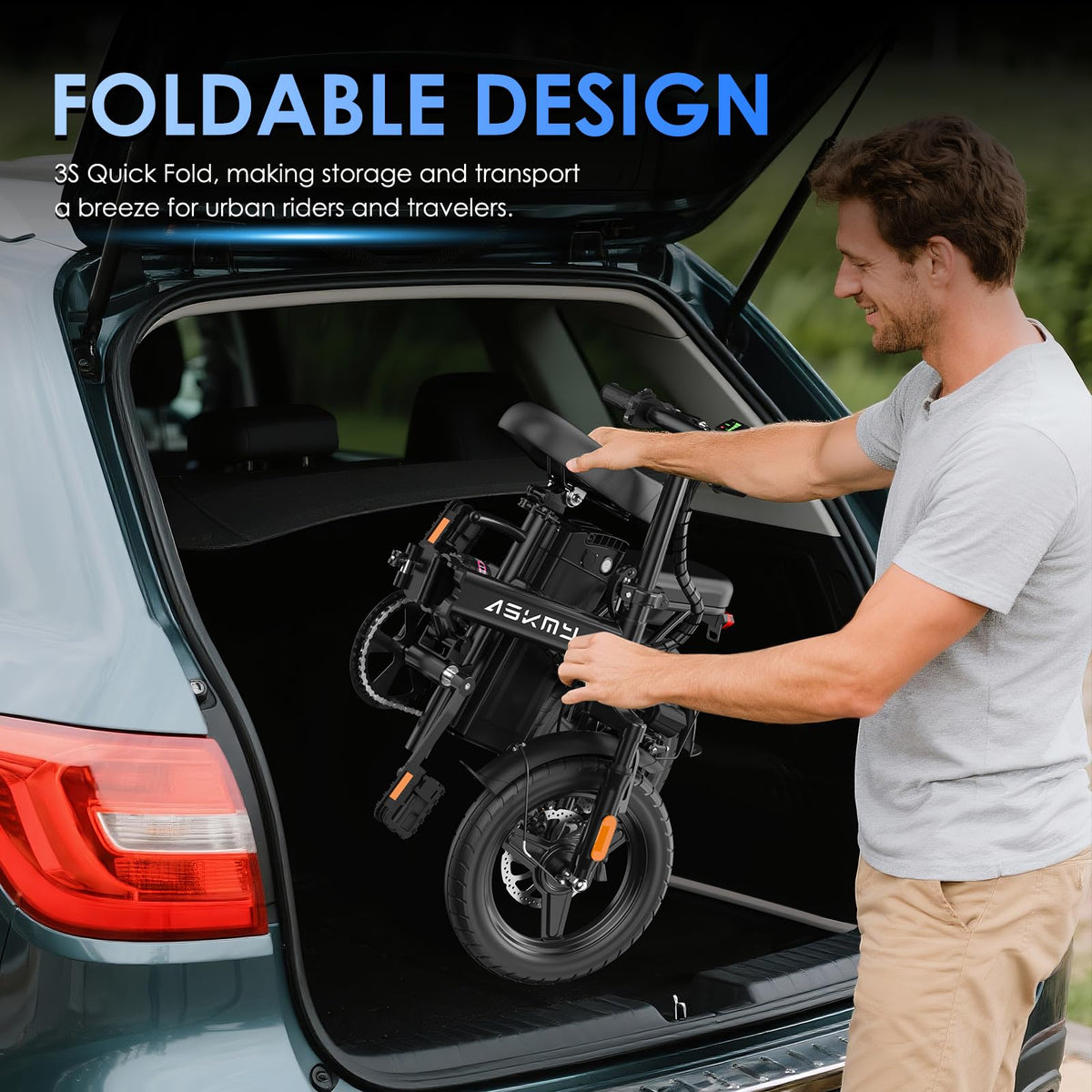 Foldable 14 Inch Electric Bike K869