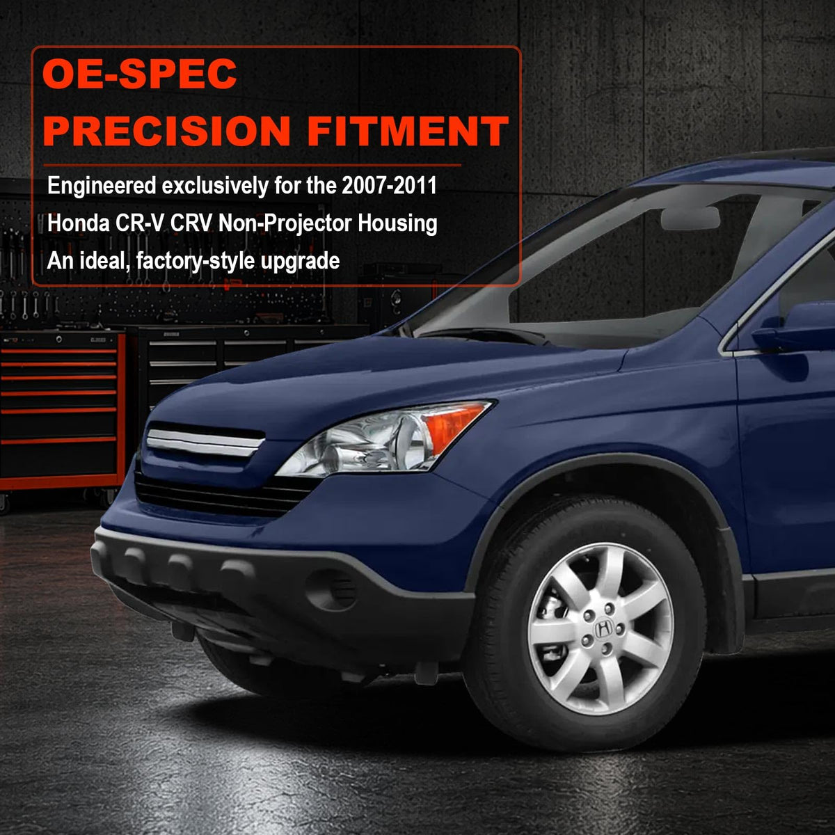 Chrome Halogen Headlights I34707