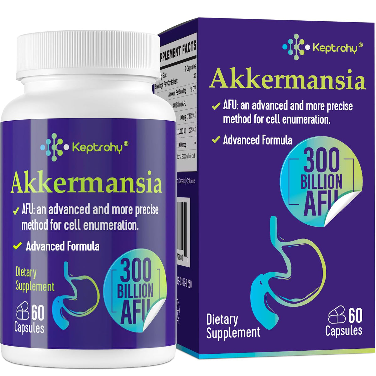 Akkermansia Muciniphila Probiotic 60 Count D809