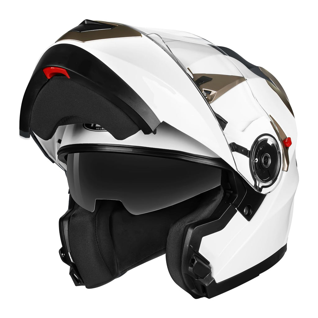 Modular Full Face Motorcycle Helmet with Sun Visor J27780