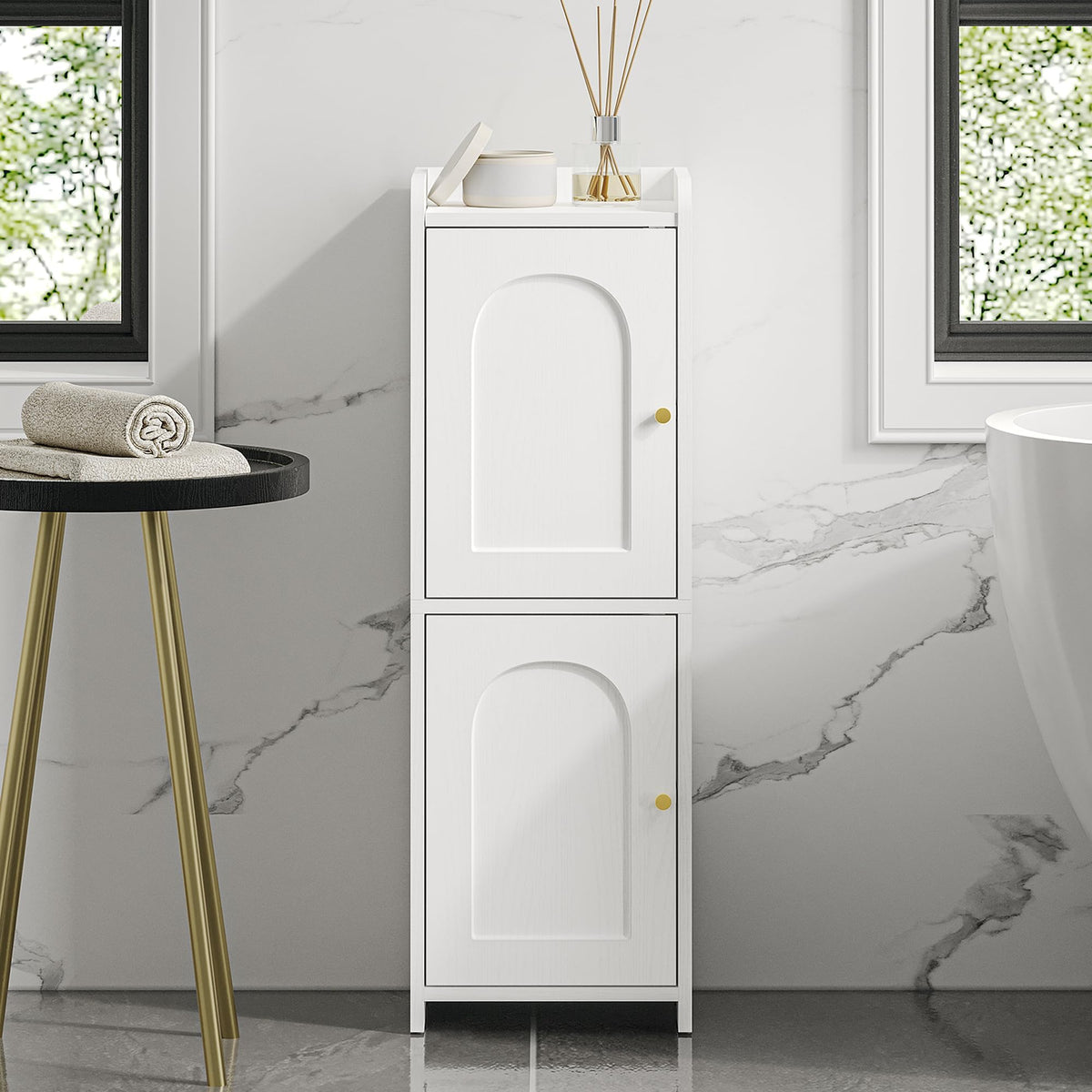 Bathroom Storage Cabinet with 2 Doors M5833