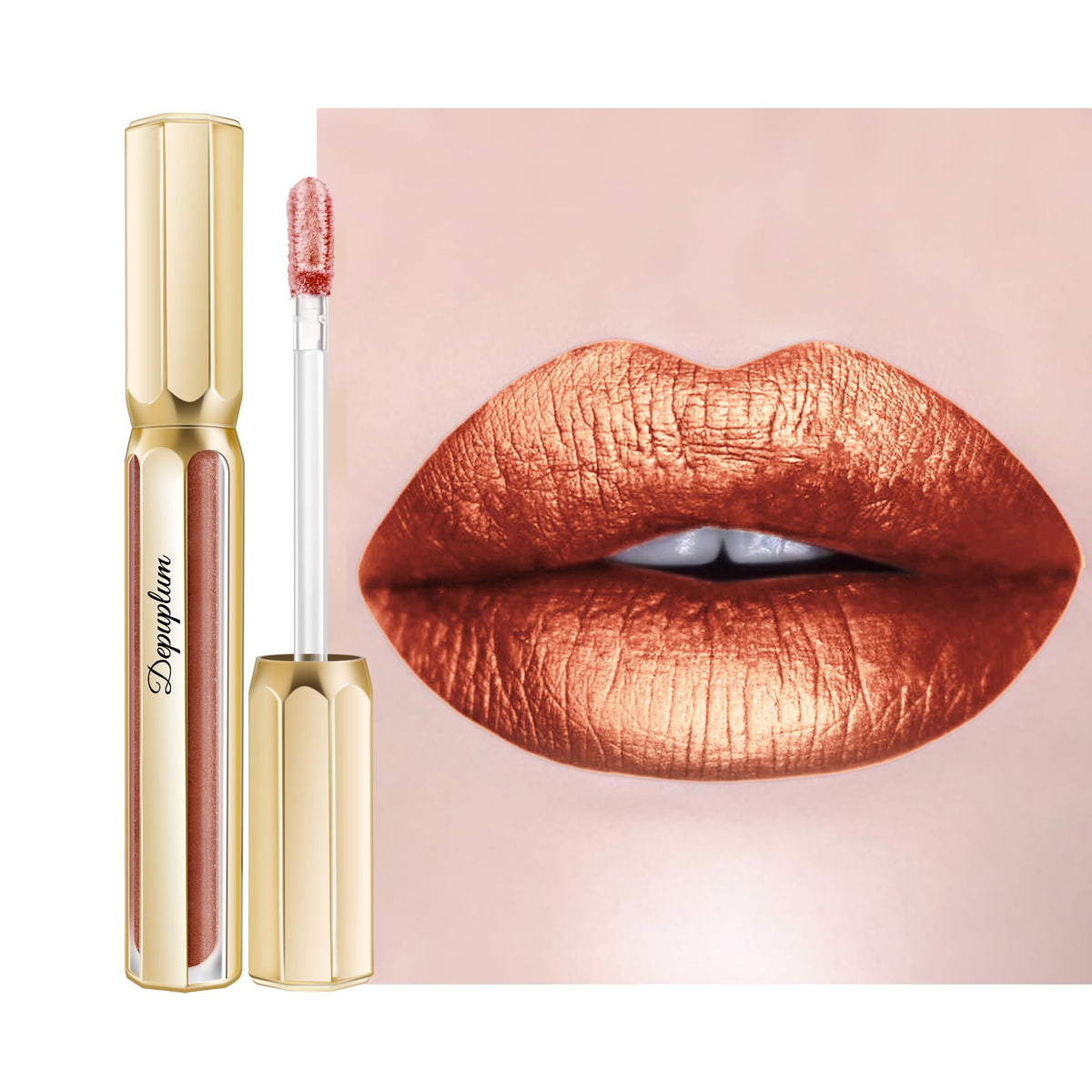 Metallic Reddish Brown Lipstick N7112