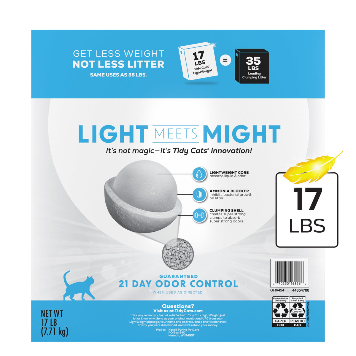 17 lb Lightweight Cat Litter P4383