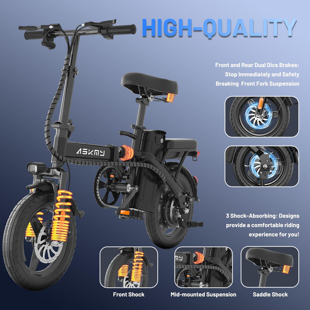 Foldable 14 Inch Electric Bike K869