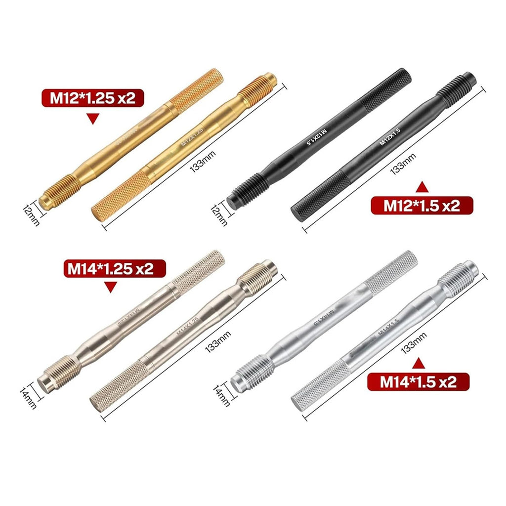 8 Piece Wheel Hanger Alignment Pin Set M12x1.25 M12x1.5 M14x1.25 M14x1.5 I77285