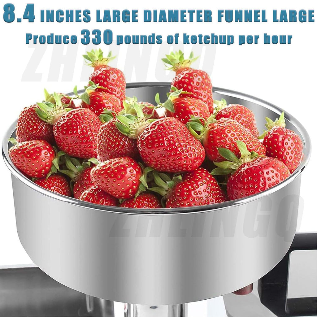 450W Electric Tomato Strainer and Press Stainless Steel X57033