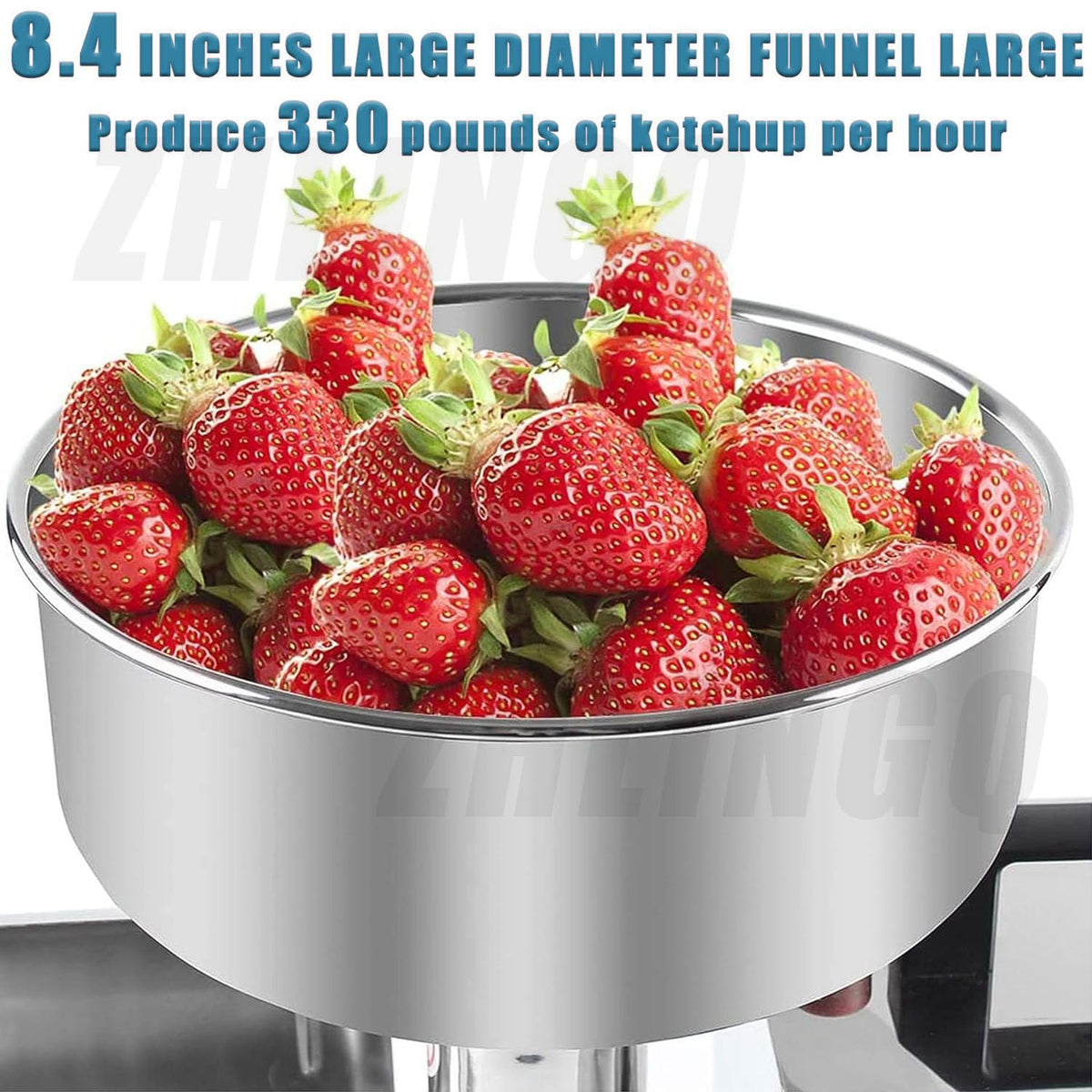 450W Electric Tomato Strainer and Press Stainless Steel X57033