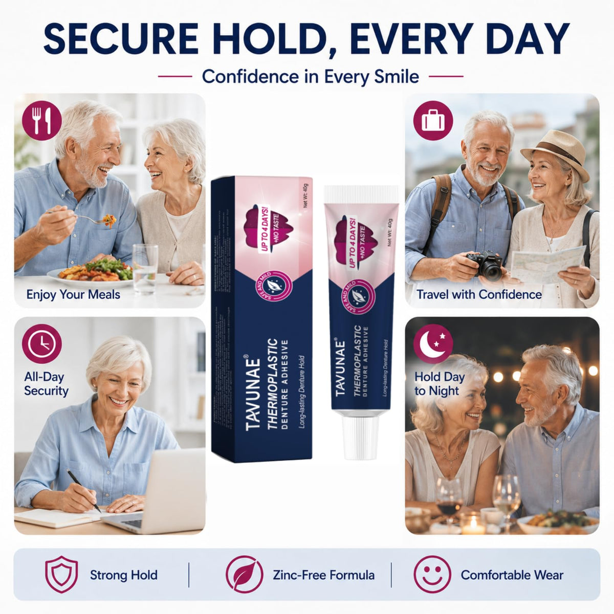 Adhesive Cream Denture Kit F31166