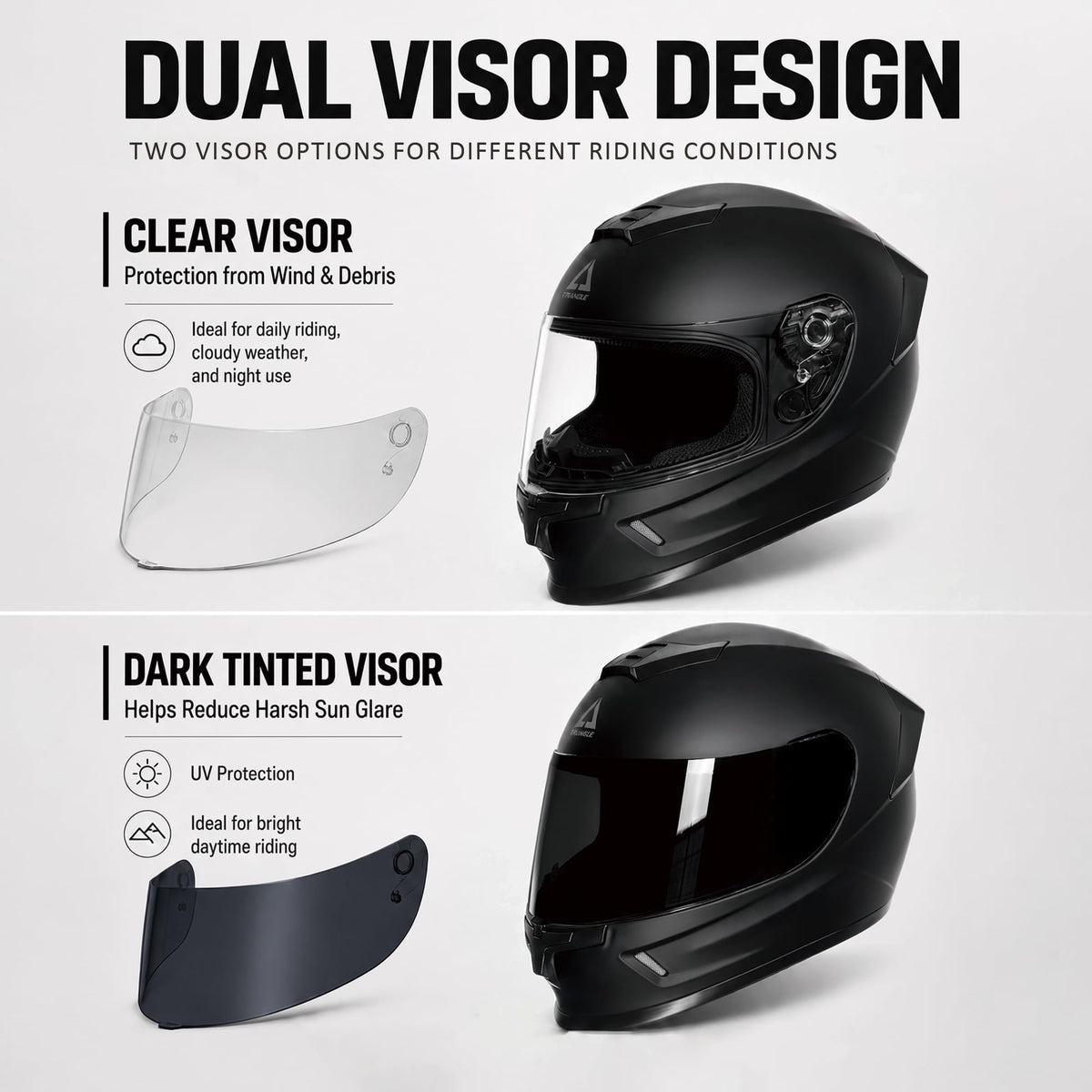 Kids Full Face Motorcycle Helmet DOT Approved J9873