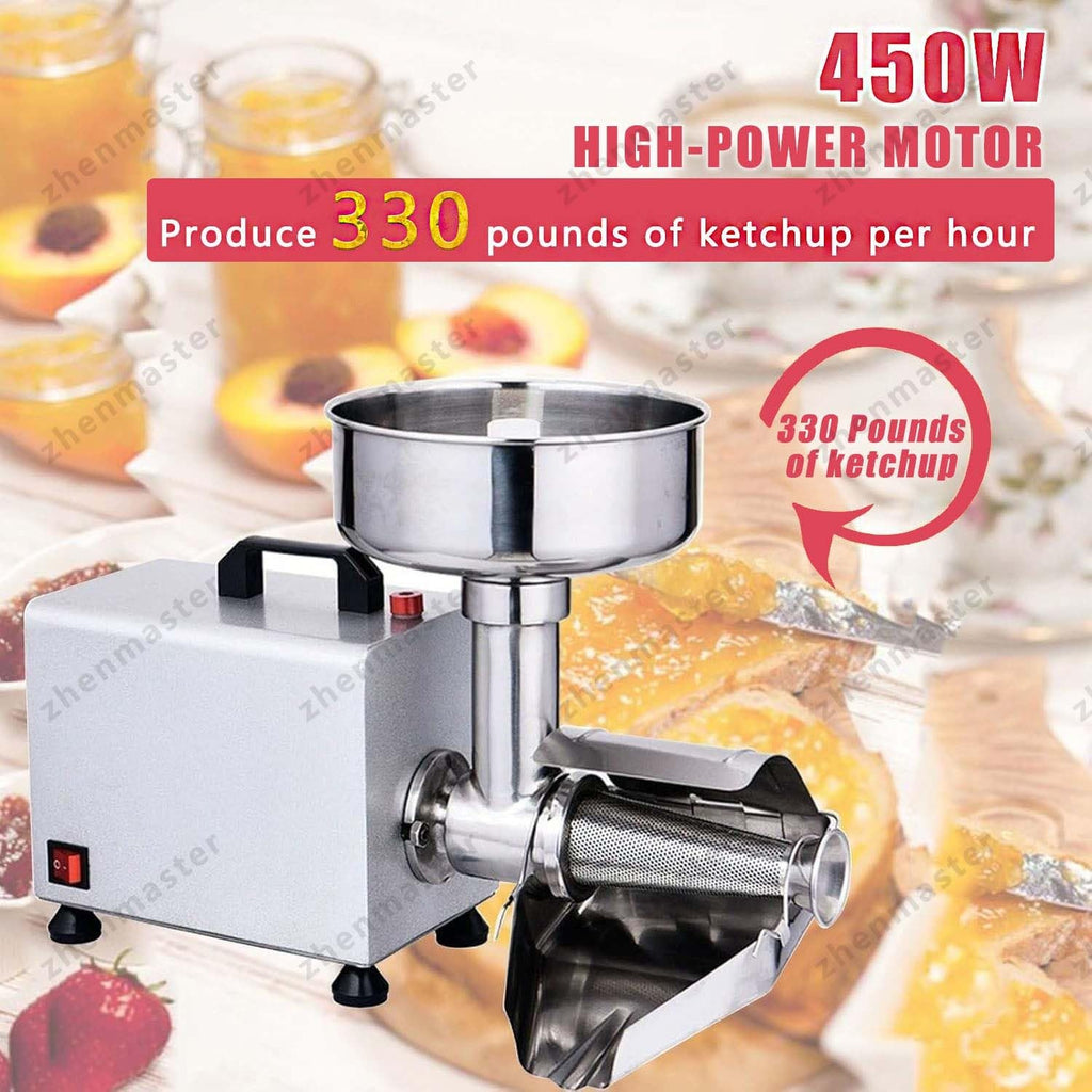 450W Electric Tomato Strainer with Automatic Seed Separator R991