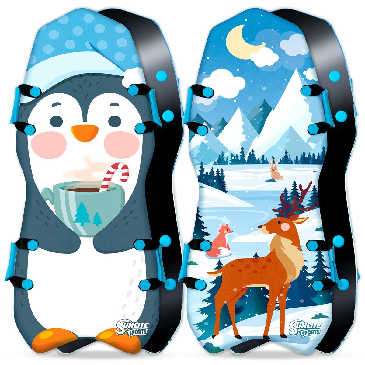 45” Foldable Foam Snow Sled with Handles V5180
