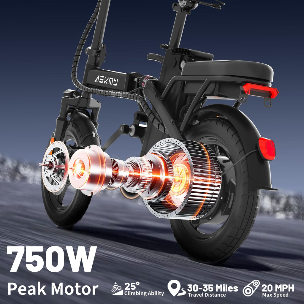 Foldable 14 Inch Electric Bike K869
