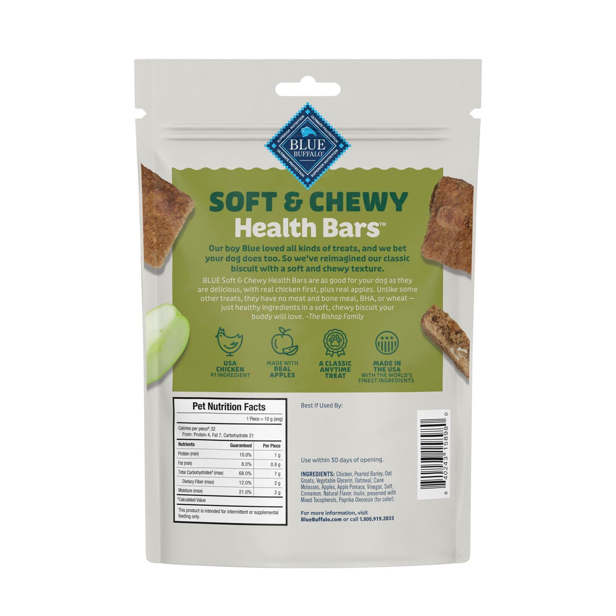 Chicken & Apples Soft & Chewy Treats, 9 oz O290