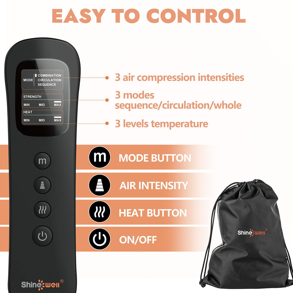 Leg Massager with Heat and Compression R277