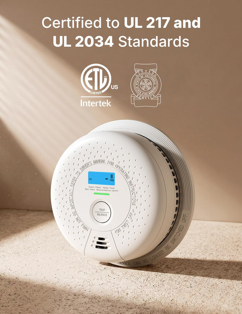 Interconnected Smoke and CO Detector Combo 3-Pack I7133