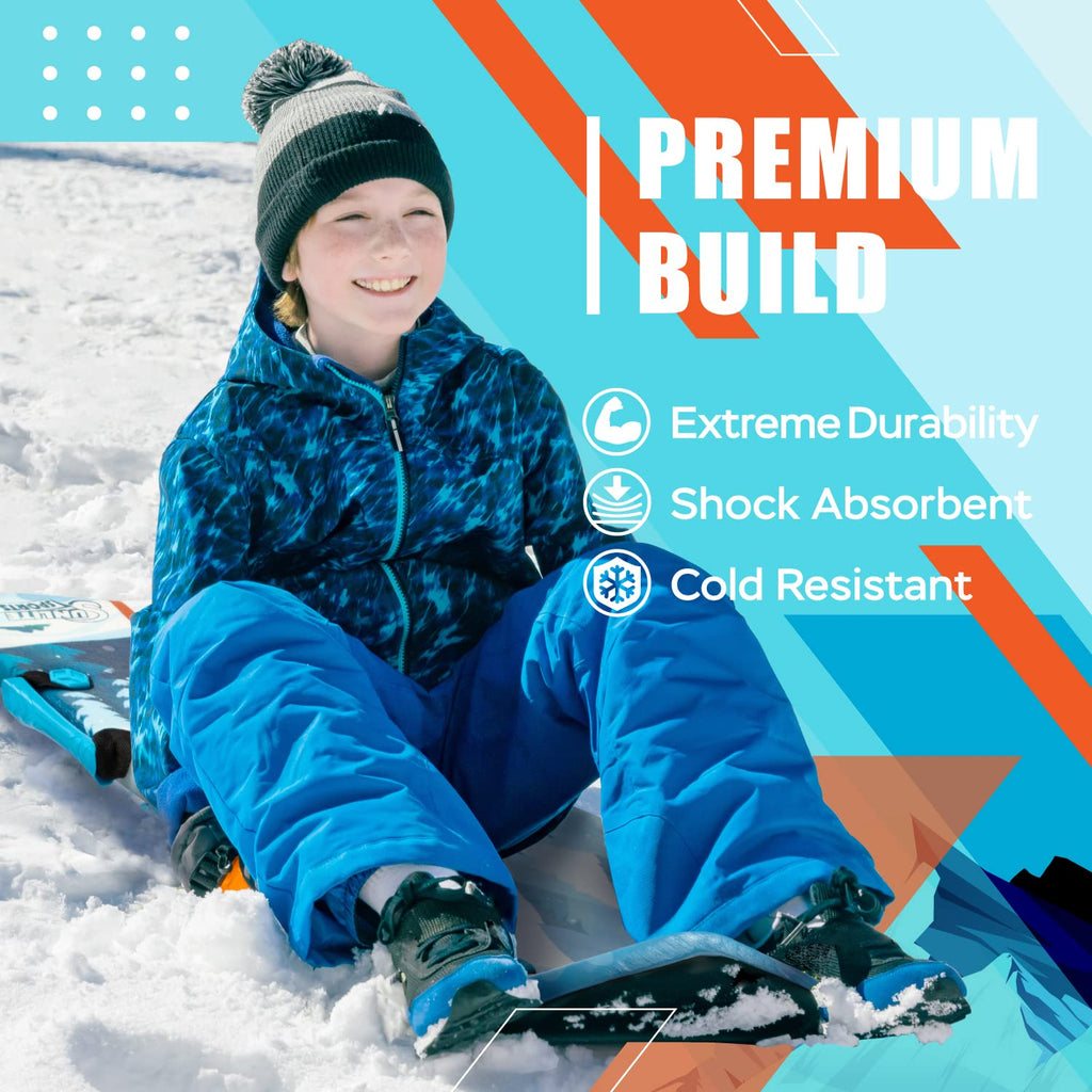 45” Foldable Foam Snow Sled with Handles V5180