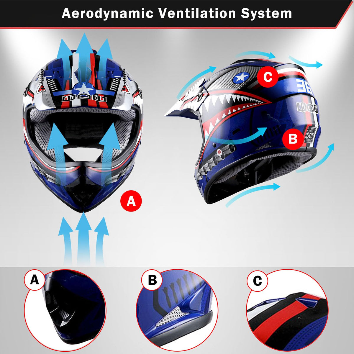 Kids Motocross Helmet E150442