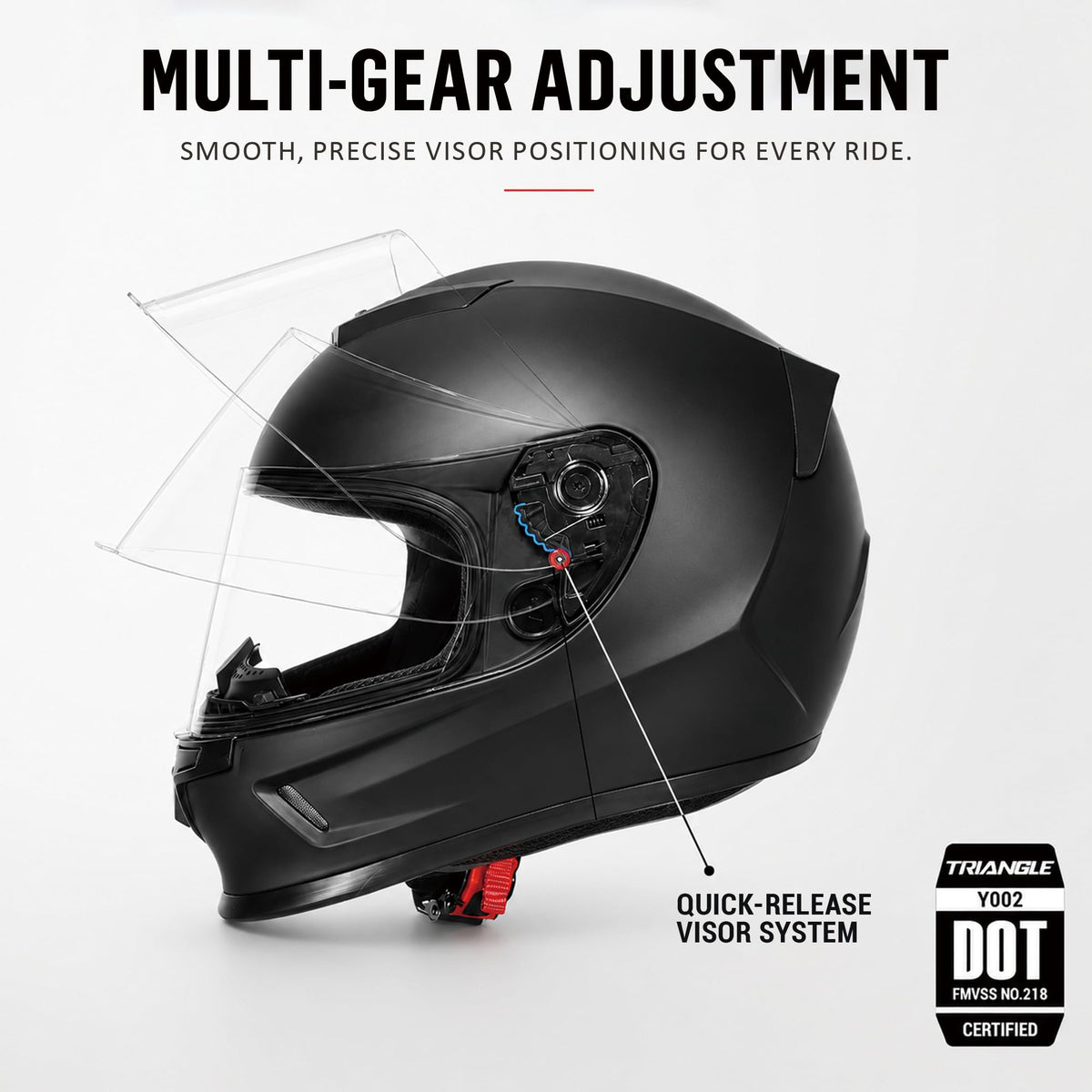 Kids Full Face Motorcycle Helmet DOT Approved J9873