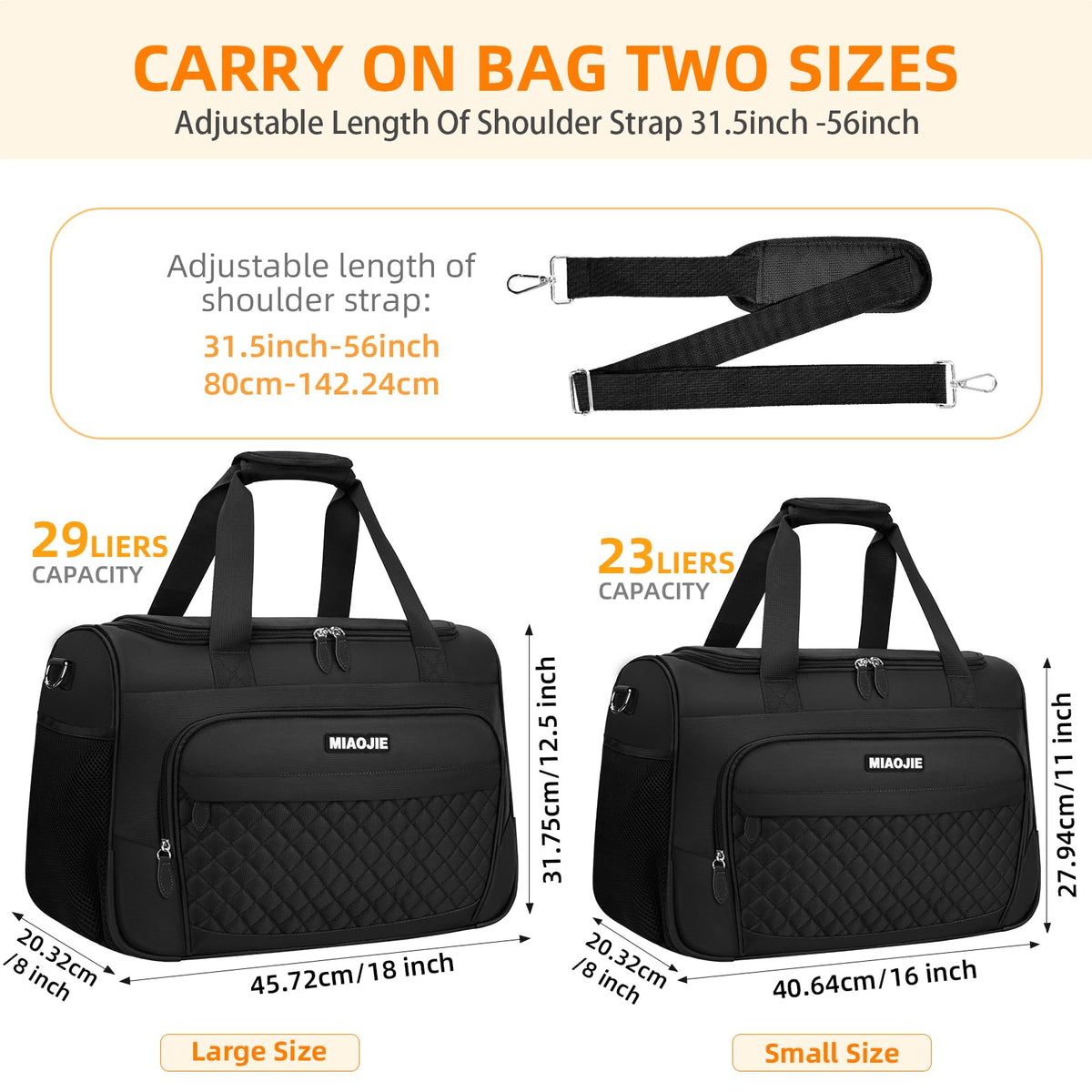 Foldable Lightweight Travel Duffle Bag Y59136