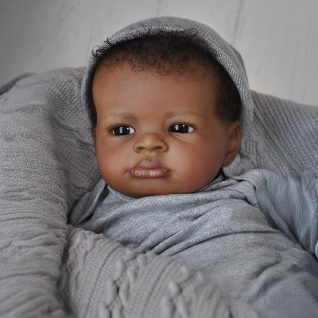 Black 20 Inch Reborn Baby Doll V85246