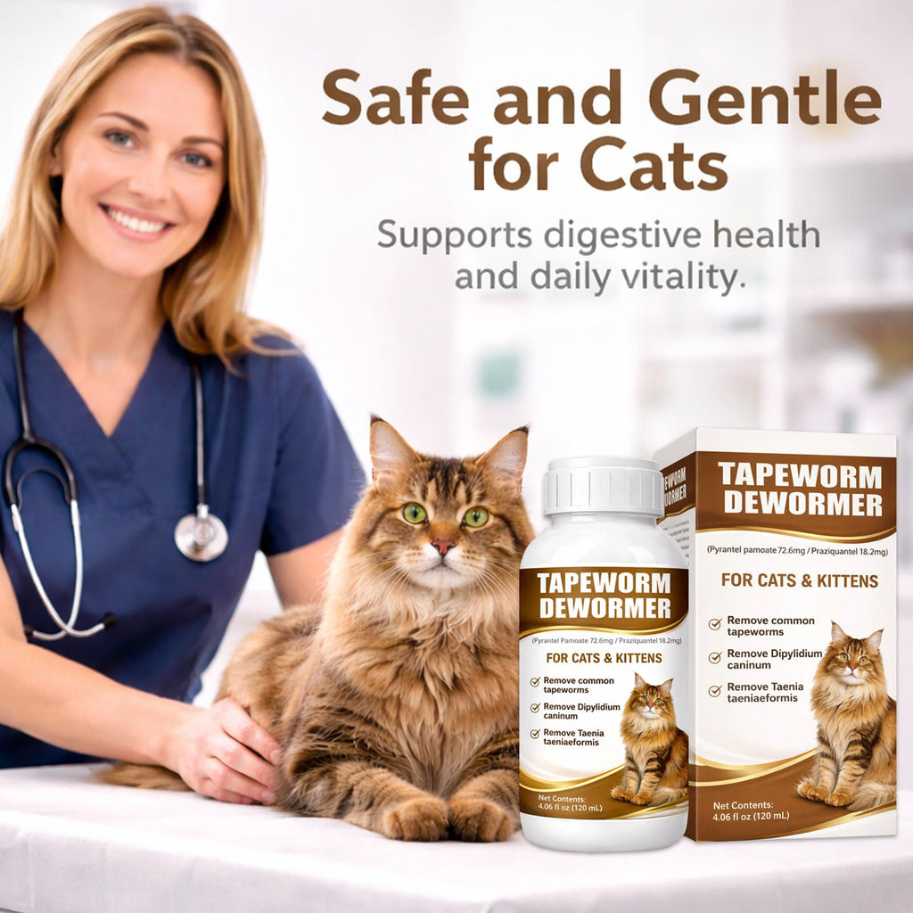 Cat Dewormer Liquid Broad Spectrum Treatment 120ml K21379