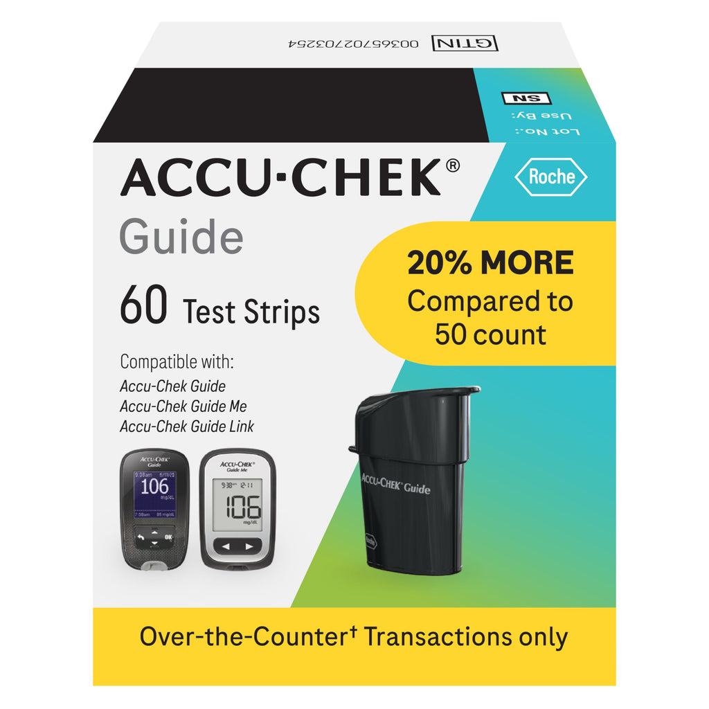 Glucose Test Strips, Pack of 60 A1006