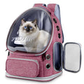 Cat Backpack Carrier Clear Bubble Window up to 15 lb E165463