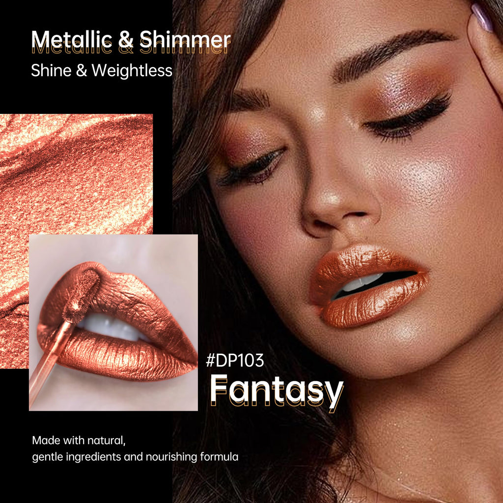 Metallic Reddish Brown Lipstick N7112
