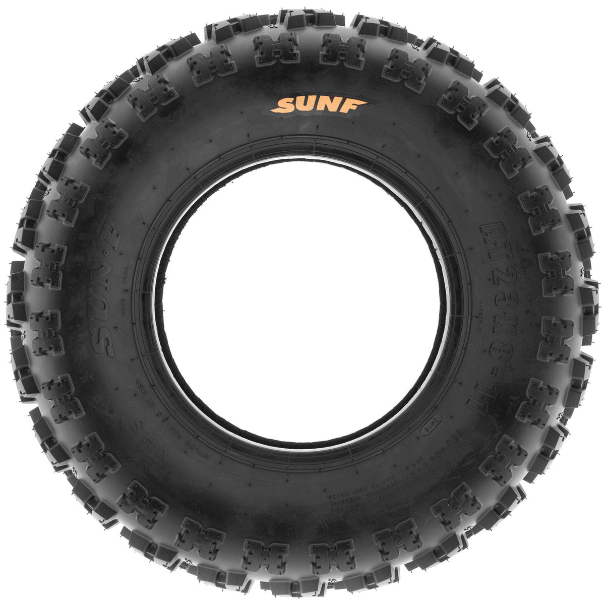19x7-8 Front & 18x10.5-8 Rear ATV UTV Knobby Sport Tires Set of 4 C29437