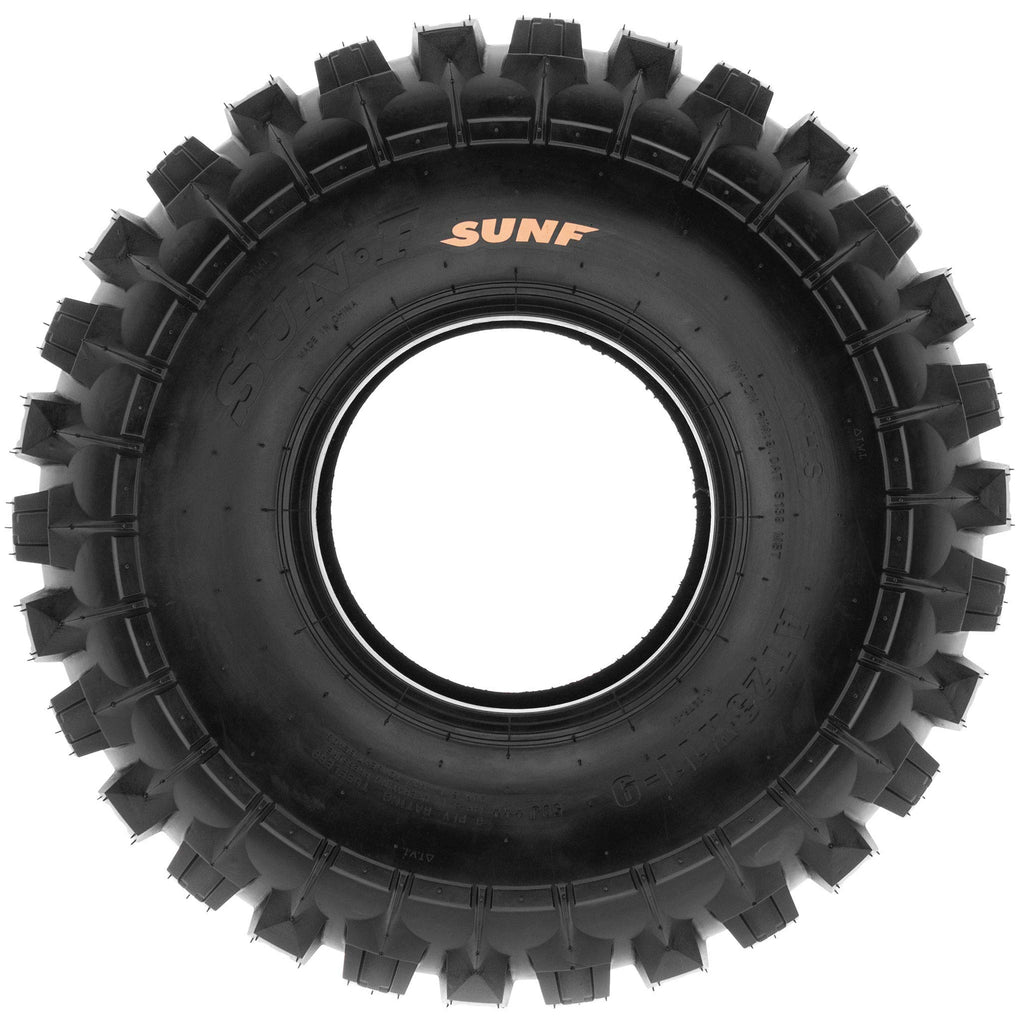 19x7-8 Front & 18x10.5-8 Rear ATV UTV Knobby Sport Tires Set of 4 C29437