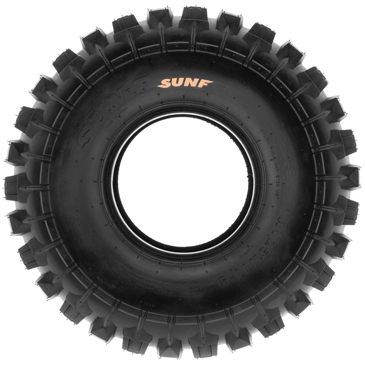 19x7-8 Front & 18x10.5-8 Rear ATV UTV Knobby Sport Tires Set of 4 C29437