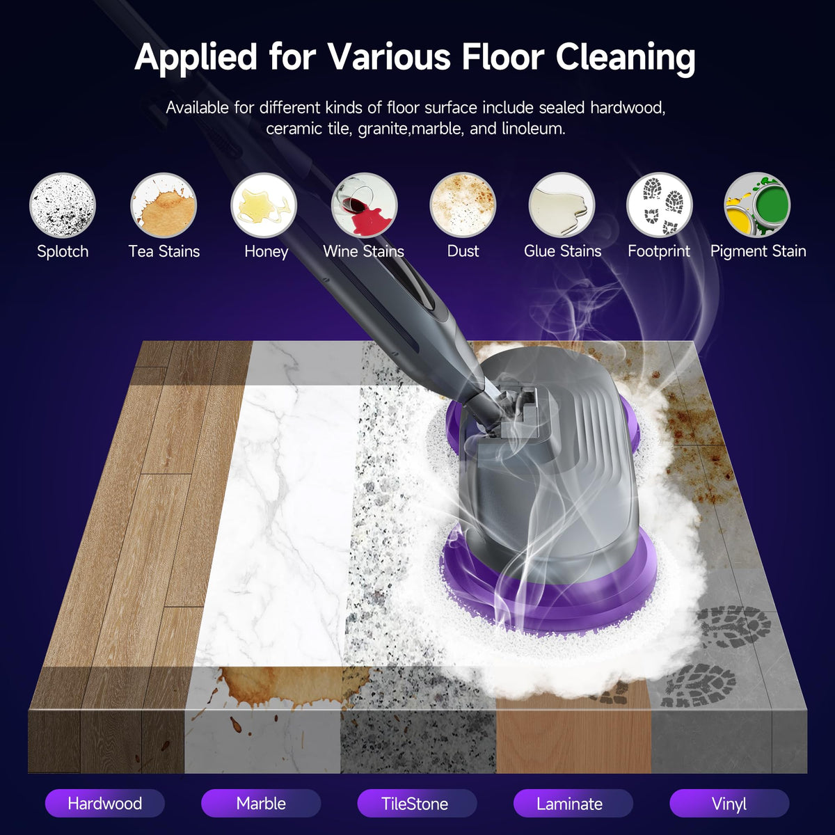 Rotating Steam Mop X9682