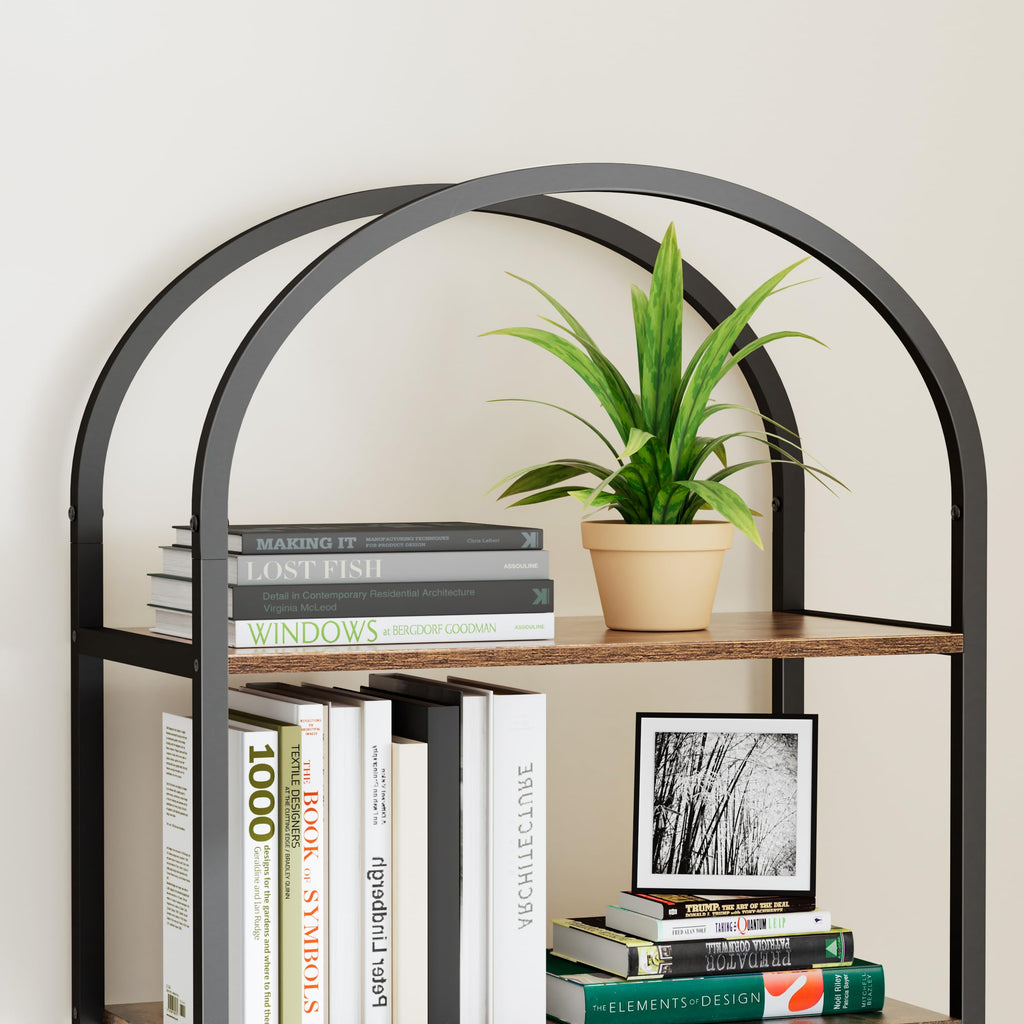 5-Tier Arched Bookshelf O320125