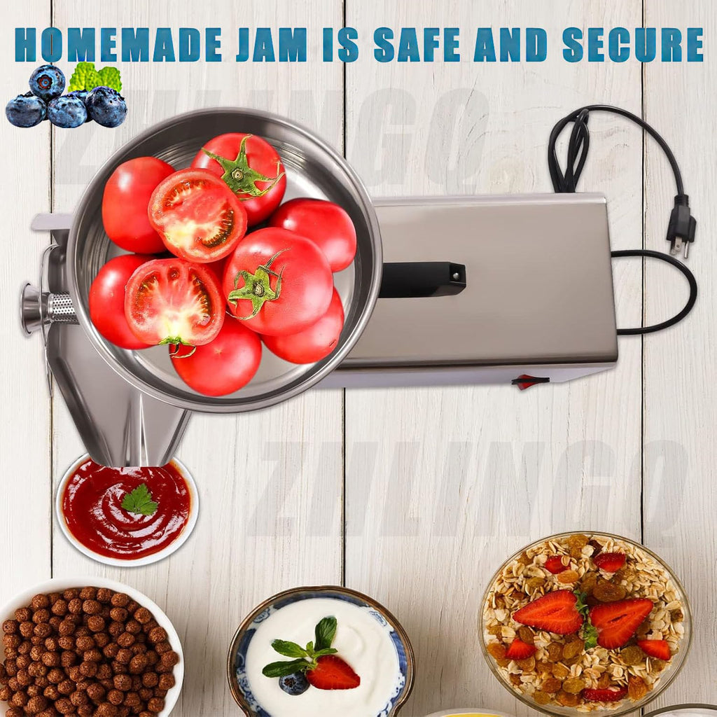 450W Electric Tomato Strainer and Press Stainless Steel X57033
