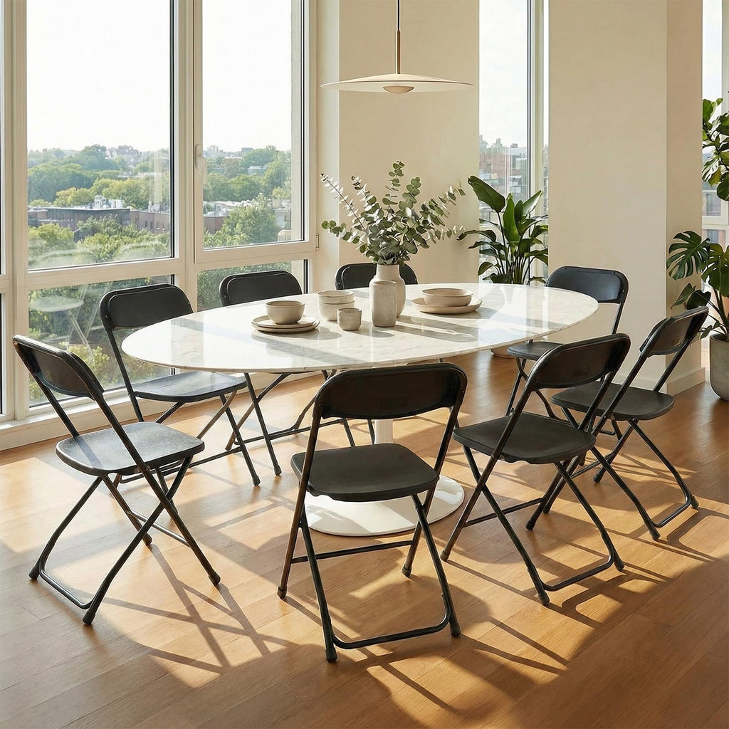 10 Pack Portable Folding Chairs Z453