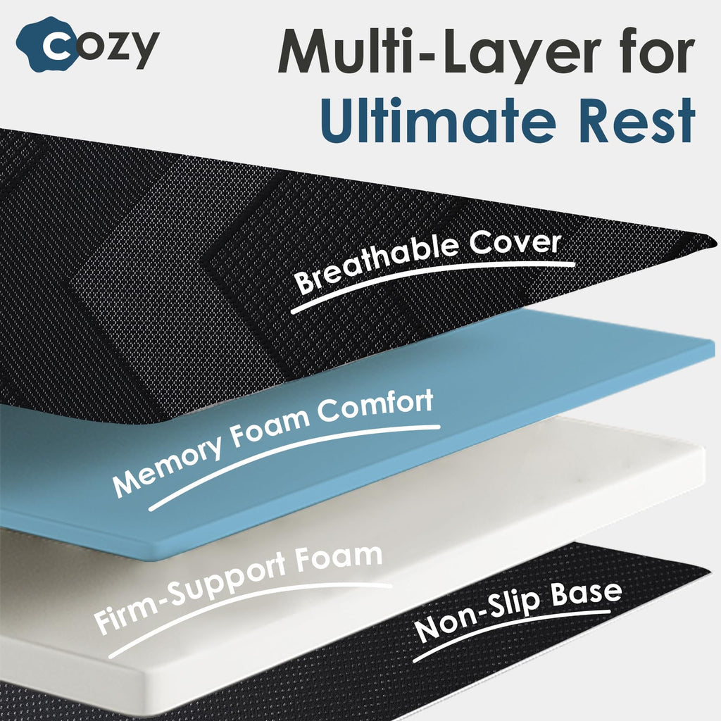 Foldable Memory Foam 6 inch Queen Mattress G17740